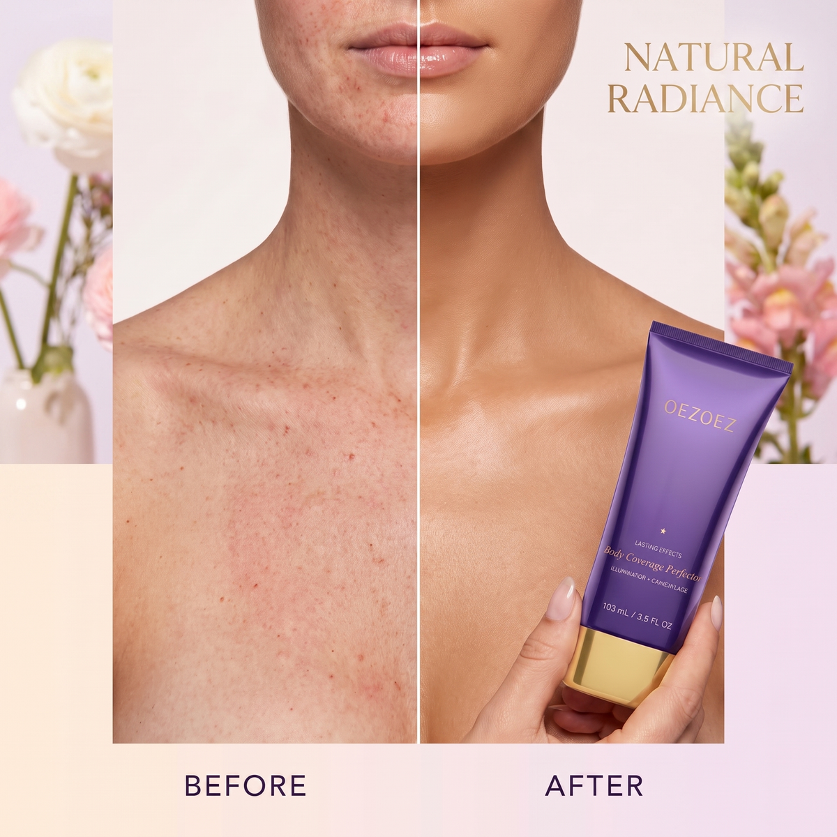 Body Coverage Perfector before and after